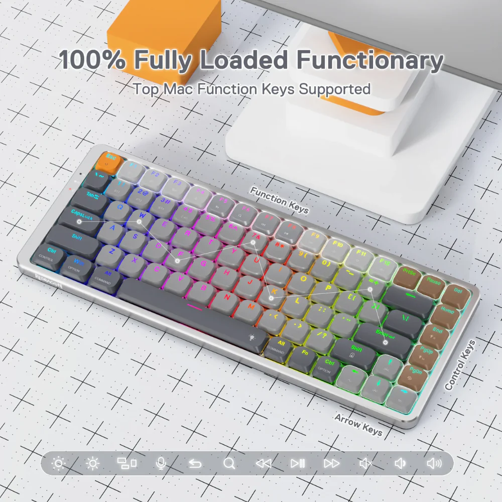 REDRAGON AZURE K652 Wireless Mechanical Gaming Keyboard REDRAGON AZURE K652 Wireless Mechanical Gaming Keyboard